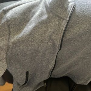 Sonoma gray zippered fleece